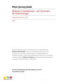 Kultura i cywilizacja: od Cycerona do Konecznego 