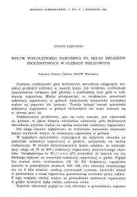 Wpływ wieloletniego nawożenia na skład związków próchnicowych w glebach bielicowych