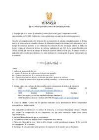 Aceites esenciales y el índice de retención