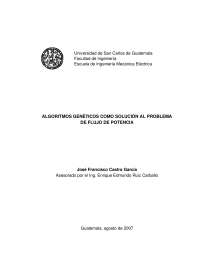Flujo de potencia con Algoritmos geneticos