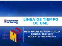 LINEA DEL TIEMPO UML