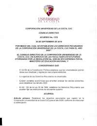 derechos pecunarios y valores de matricula