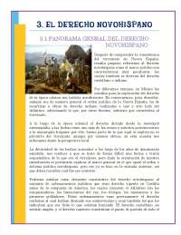 El Derecho Novohispano