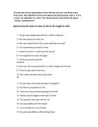 Ejercicios ingles tipo selectividad - Docsity