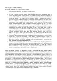 DIRITTO DELL'UNIONE EUROPEA - RIASSUNTI COMPLETI