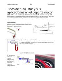 Tubos de Pitot y sus aplicaciones en el mundo motor