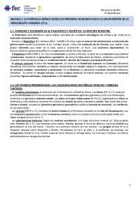 Resumen del bloque 1 de historia de España 2 bachillerato Madrid