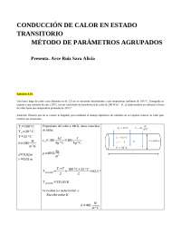 ejercicio de conduccion de calor en enstado t