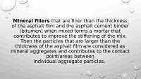 Mineral Fillers in Asphalt Mixtures: Role, Properties and Sources