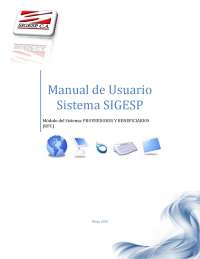 mahuales del sistema sigesp