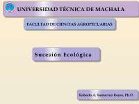 Sucesión ecológica en los ecosistemas