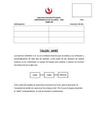 Análisis de Riesgos en el Proceso de Corte de Camisas: Aplicación del AMEF