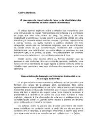 psicologia ambiental