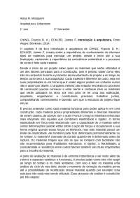 Resenha do livro introdução à arquitetura