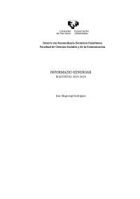 Informazio generoak