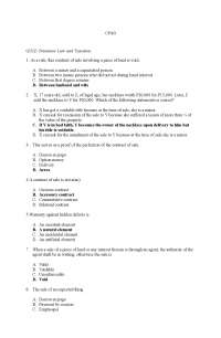 Business Law and Taxation