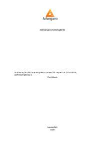 Contabilidade e Pessoas Jurídicas: Conhecimento Básico