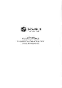 Logistica industriale. completo di RISPOSTE APERTE E MULTIPLE- Docente Marchetti Barbara