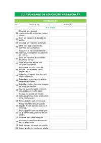 Guia Portage de Educação Pré-Escolar