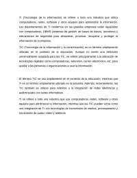 DIFERENCIA ENTRE TIC Y TI