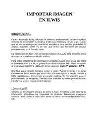Importar imagen en ilwis - Docsity
