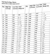 AICE Marine Science: Tides Worksheet