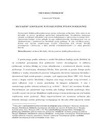 ARCHAIZMY LEKSYKALNE W POLSZCZYŹNIE PÓŁNOCNOKRESOWEJ