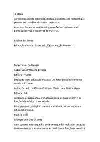 estéticas. Faça uma análise crítica e reflexiva, apresentando pontos positivos e negativos do material.