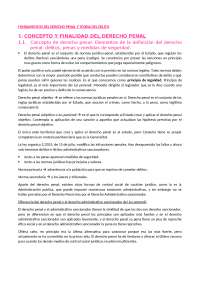 Fundamentos del Derecho Penal y Teoria del Delito - Docsity