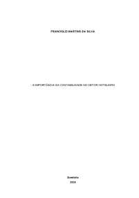 a importancia da contabilidade no setor hoteleiro