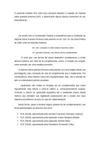 Análise do Imposto sobre Grandes Fortunas no Brasil