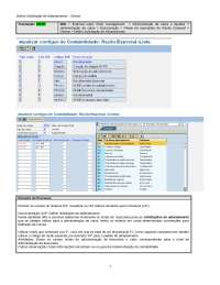 FLUXO DE CAIXA DE SAP - CONFIGURACAO