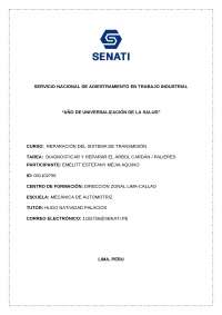 TRABAJO DE EJERCICIOS PARA MECANICA AUTOMOTRIZ -SENATI