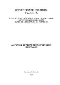Pedagogia Hospitalar: Educação para Crianças e Adolescentes Hospitalizados