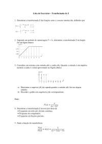 Lista de Exercícios - Transformada Z