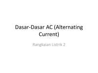 Dasar-Dasar AC Rangkaian Listrik 2