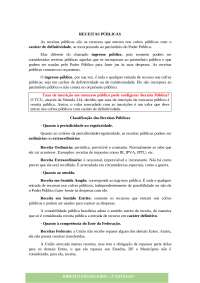Resumo de Direito Financeiro - Receitas e Despesas Públicas