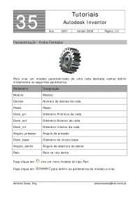 Tutoriais Autodesk Inventor