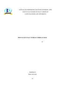 Provas Ilícitas e Teorias Correlatas