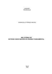 estágio adaptado (covid19) do ensino fundamental nos anos iniciais