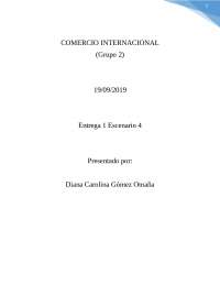 COMERCIO INTERNACIONAL ENTREGA 1 POLITECNICO