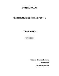 Fenomenos de transporte
