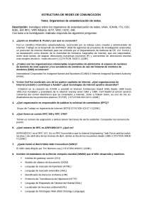 Organismos de estandarización