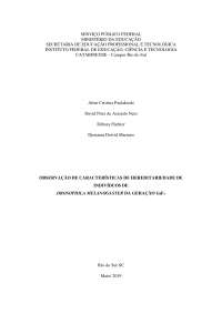 Relatório da aula pratica de genética