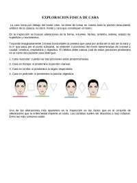 Propedeutica de la cara