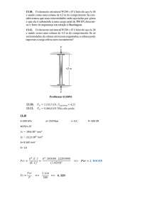 exercicios resolvidos Flambagem