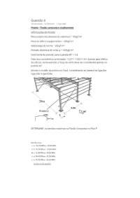 Exercicios sobre flexão composta