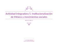 Instituciones y Movimientos Sociales en México: Un Análisis Histórico