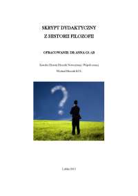 Historia filozofii: materiały dydaktyczne