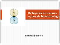 Aktualne wyzwania biotechnologii